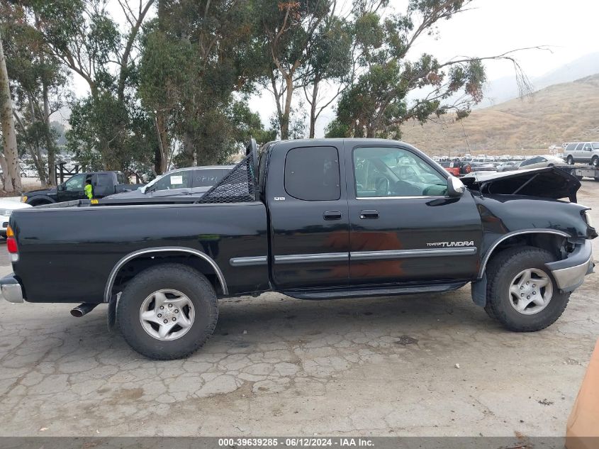 2002 Toyota Tundra Sr5 V8 VIN: 5TBRT34132S241272 Lot: 39639285