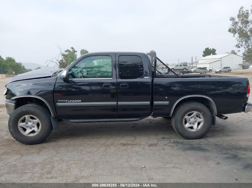 2002 Toyota Tundra Sr5 V8 VIN: 5TBRT34132S241272 Lot: 39639285