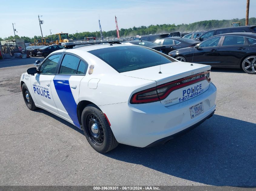 2018 Dodge Charger Police Awd VIN: 2C3CDXKT0JH181152 Lot: 39639301