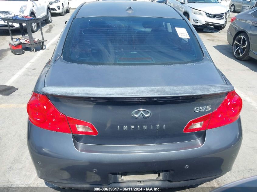 2010 Infiniti G37 Journey VIN: JN1CV6AP6AM405998 Lot: 39639317