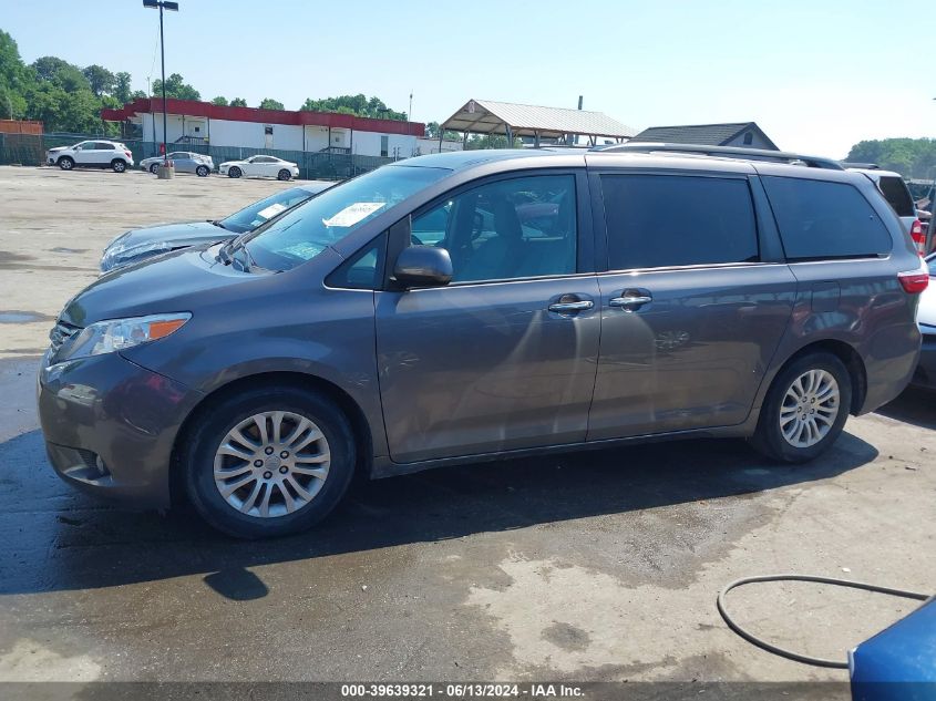 2017 Toyota Sienna Xle 8 Passenger VIN: 5TDYZ3DC1HS852784 Lot: 39639321