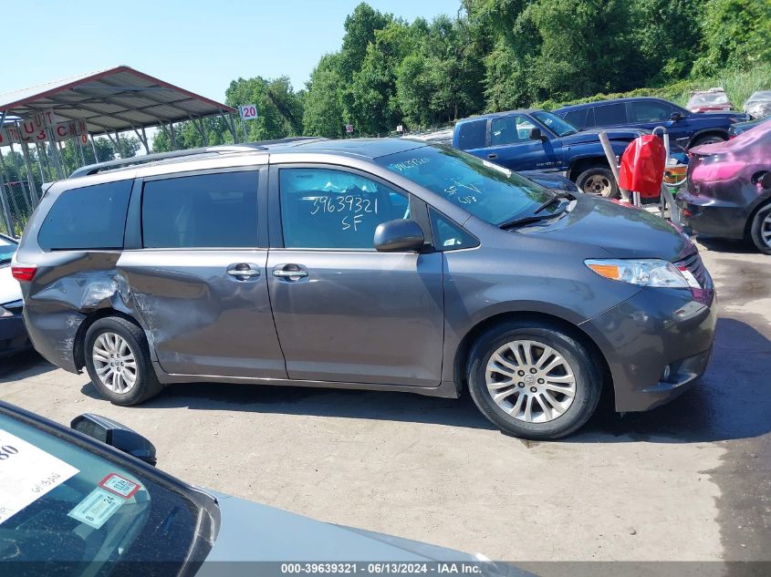 2017 Toyota Sienna Xle 8 Passenger VIN: 5TDYZ3DC1HS852784 Lot: 39639321