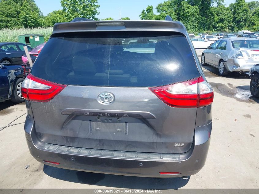 2017 Toyota Sienna Xle 8 Passenger VIN: 5TDYZ3DC1HS852784 Lot: 39639321