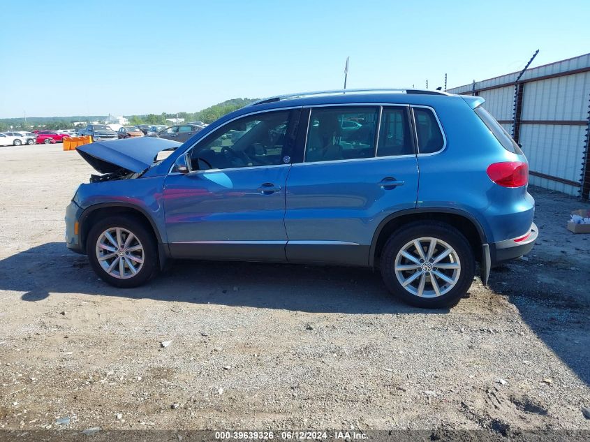 2017 Volkswagen Tiguan 2.0T Wolfsburg Edition VIN: WVGSV7AX8HW503780 Lot: 39639326