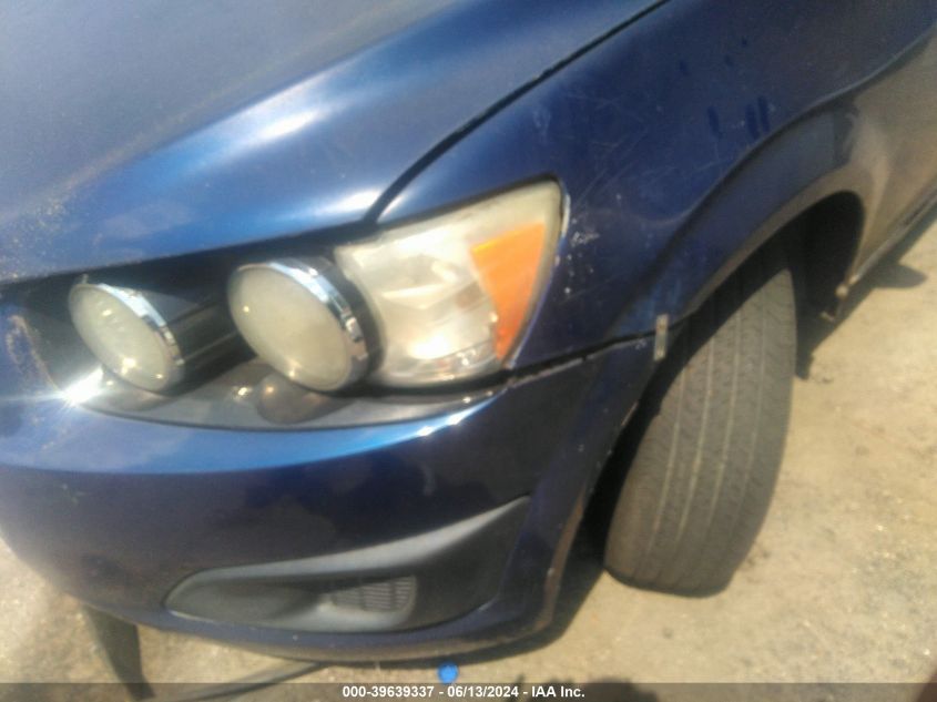 2013 Chevrolet Sonic Lt Auto VIN: 1G1JC5SH7D4244375 Lot: 39639337