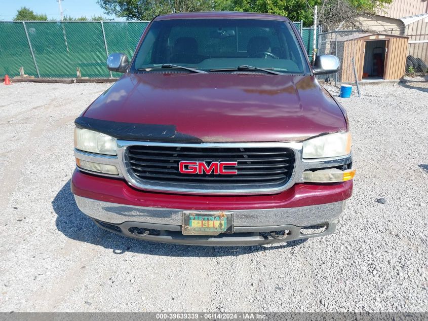 2002 GMC Sierra 1500 Sle VIN: 1GTEC14V52Z334127 Lot: 39639339