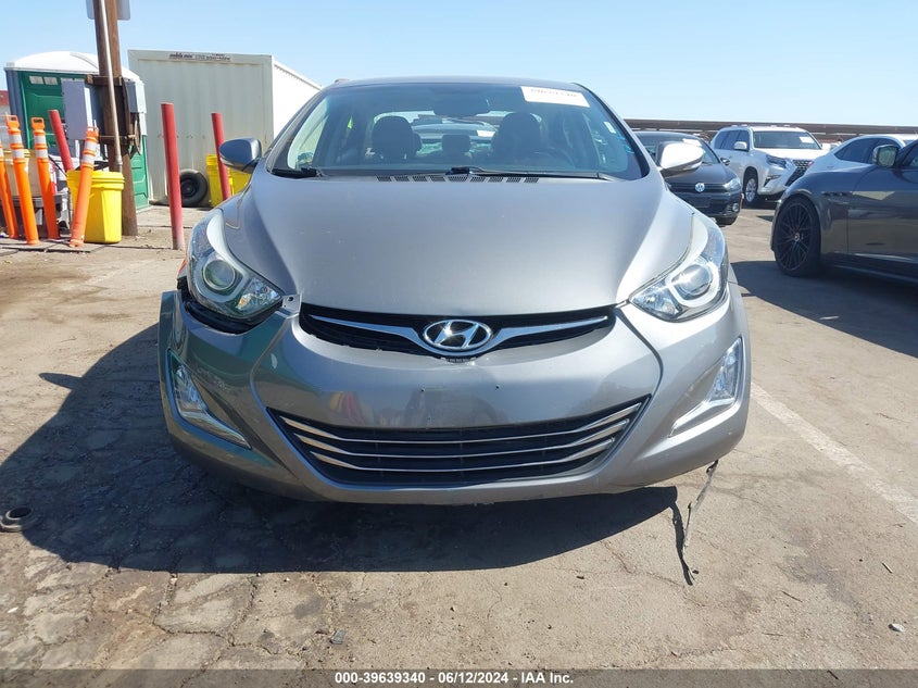 2014 Hyundai Elantra Limited VIN: 5NPDH4AE2EH464932 Lot: 39639340
