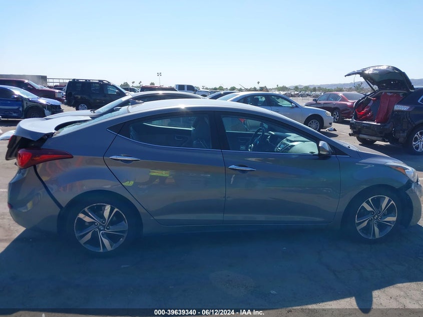 2014 Hyundai Elantra Limited VIN: 5NPDH4AE2EH464932 Lot: 39639340