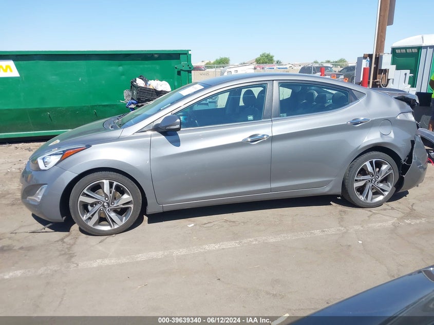 2014 Hyundai Elantra Limited VIN: 5NPDH4AE2EH464932 Lot: 39639340
