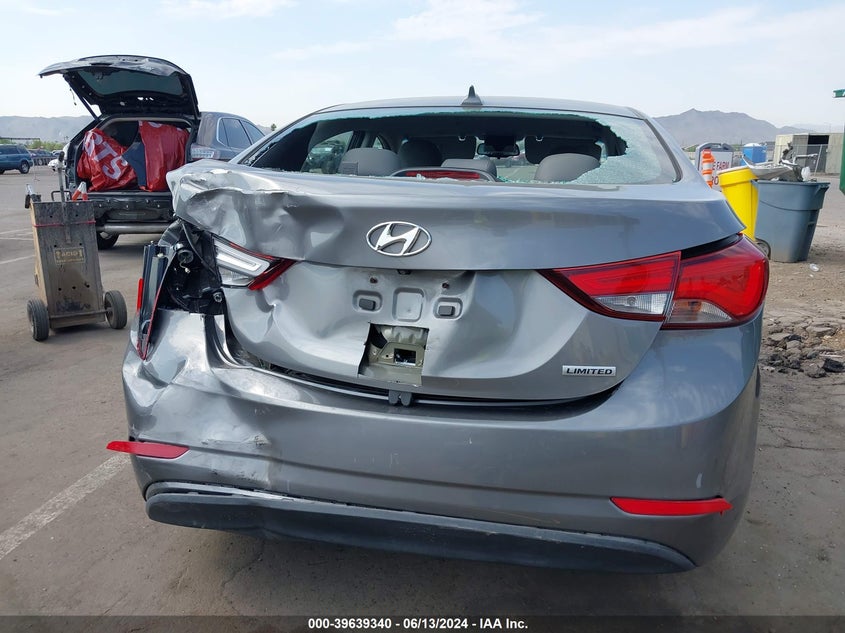 2014 Hyundai Elantra Limited VIN: 5NPDH4AE2EH464932 Lot: 39639340