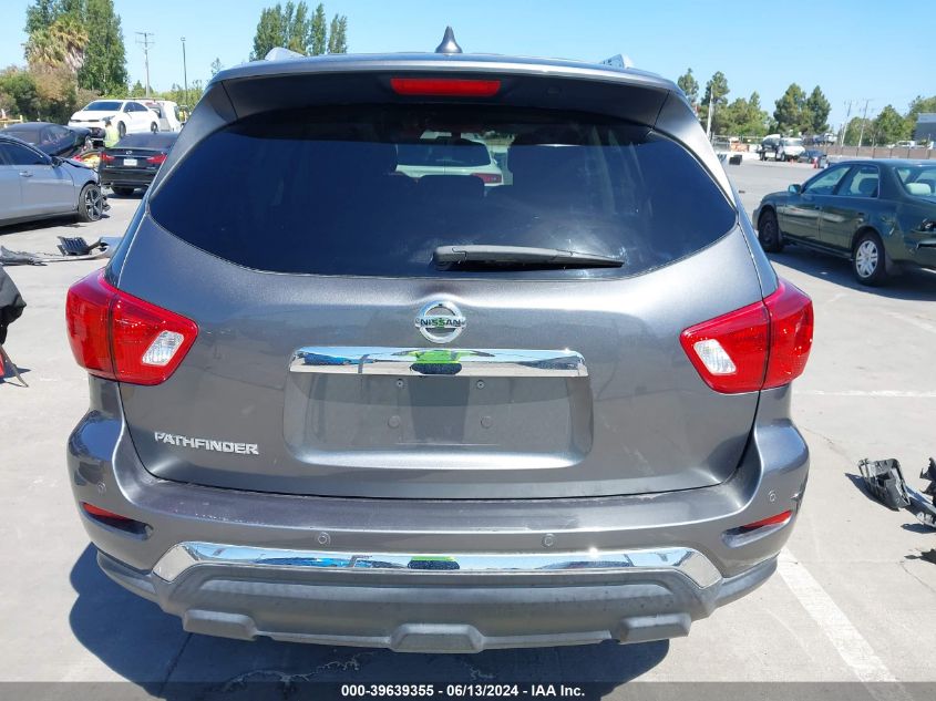 2019 Nissan Pathfinder S VIN: 5N1DR2MN1KC634262 Lot: 39639355