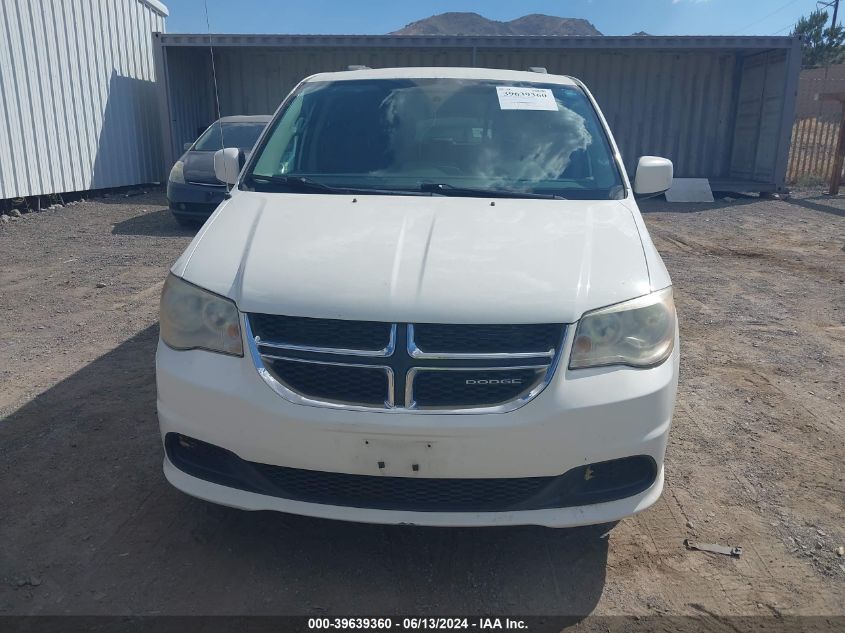 2012 Dodge Grand Caravan Sxt VIN: 2C4RDGCG9CR206084 Lot: 39639360