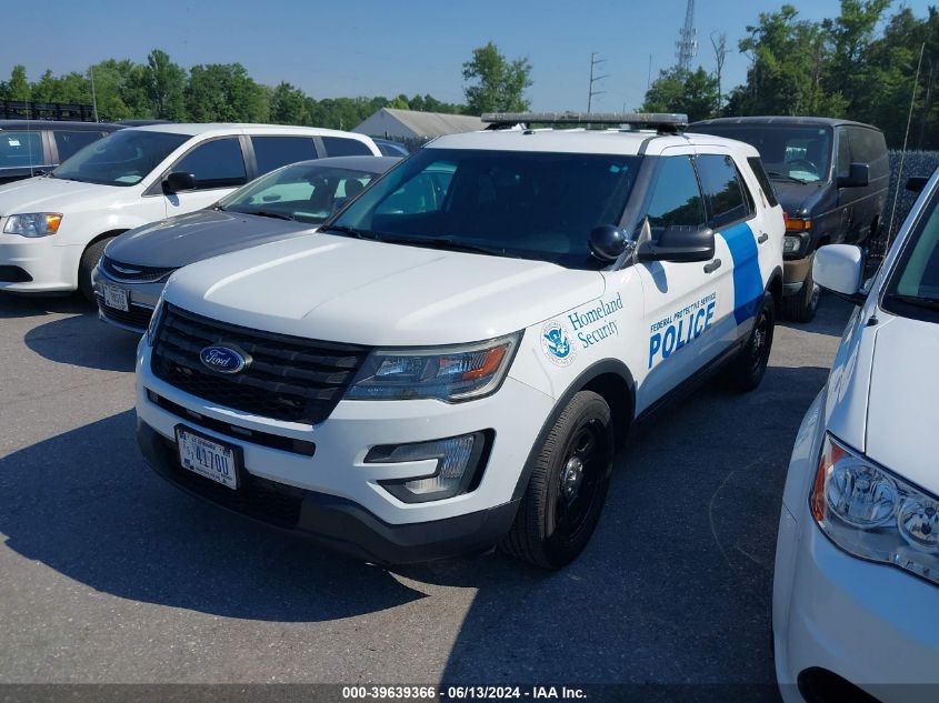 2017 Ford Utility Police Interceptor VIN: 1FM5K8AR3HGB72386 Lot: 39639366