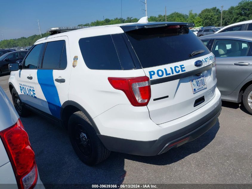 2017 Ford Utility Police Interceptor VIN: 1FM5K8AR3HGB72386 Lot: 39639366