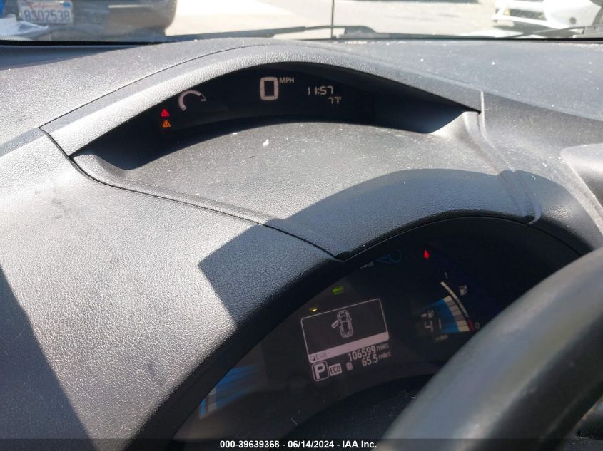 2015 Nissan Leaf S/Sv/Sl VIN: 1N4AZ0CP1FC312215 Lot: 39639368