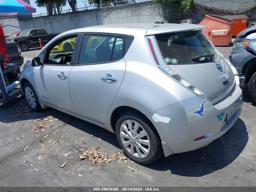 2015 Nissan Leaf S/Sv/Sl VIN: 1N4AZ0CP1FC312215 Lot: 39639368