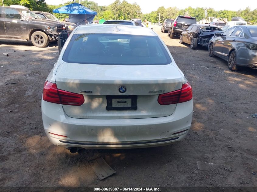 2018 BMW 330I xDrive VIN: WBA8D9C53JA616156 Lot: 39639387