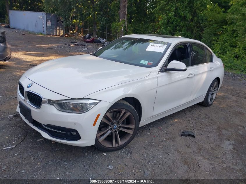 2018 BMW 330I xDrive VIN: WBA8D9C53JA616156 Lot: 39639387