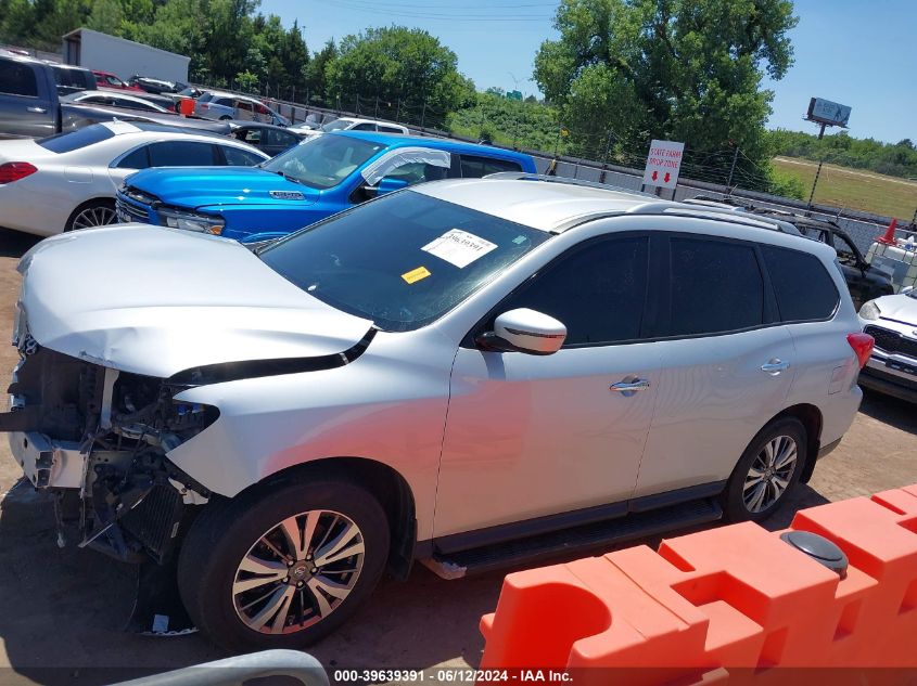 2019 Nissan Pathfinder Sv VIN: 5N1DR2MM5KC589897 Lot: 39639391