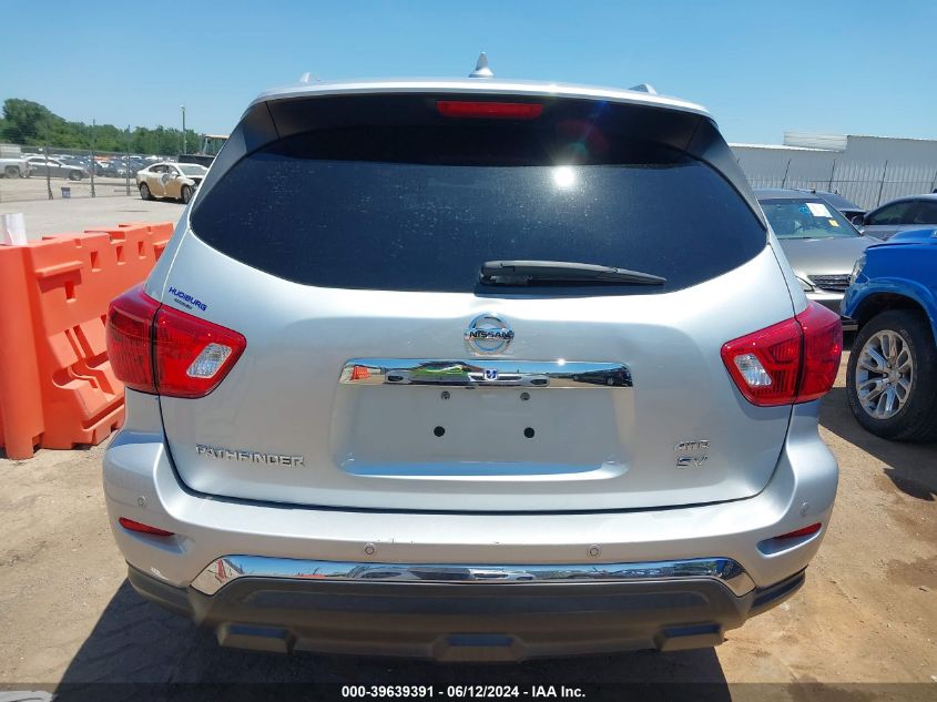 2019 Nissan Pathfinder Sv VIN: 5N1DR2MM5KC589897 Lot: 39639391