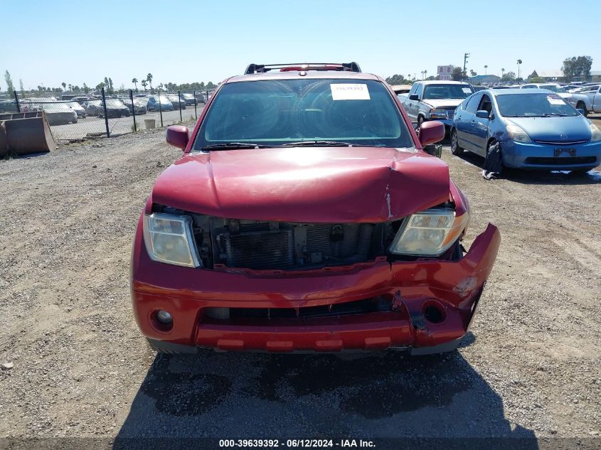 2006 Nissan Pathfinder Se VIN: 5N1AR18U56C612401 Lot: 39639392