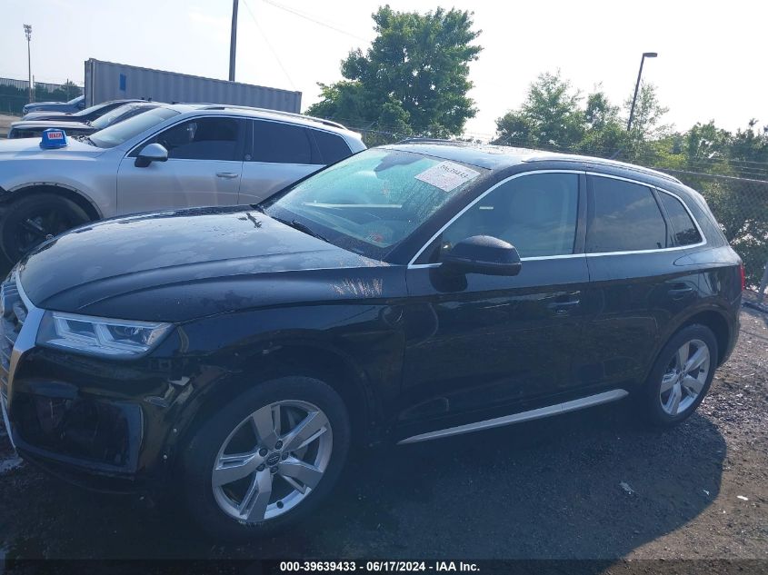 2018 Audi Q5 2.0T Premium/2.0T Tech Premium VIN: WA1BNAFY9J2033110 Lot: 39639433