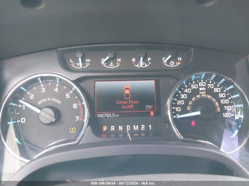 2011 Ford F150 Supercrew VIN: 1FTFW1ET4BFD19371 Lot: 39639434