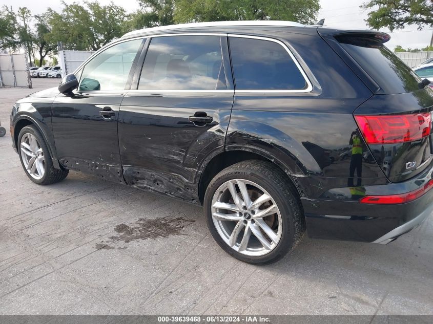 2018 Audi Q7 3.0T Premium VIN: WA1VAAF75JD029172 Lot: 39639468