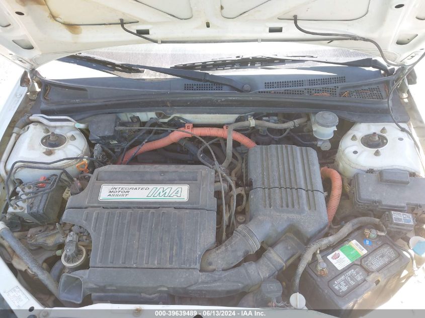 2004 Honda Civic Hybrid VIN: JHMES966X4S009054 Lot: 39639489