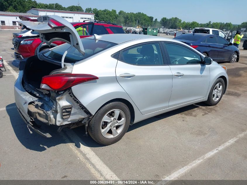 2014 Hyundai Elantra Se/Sport/Limited VIN: KMHDH4AE5EU188702 Lot: 40456976