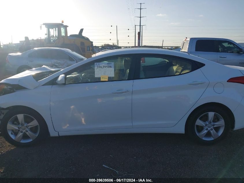 2013 Hyundai Elantra Gls VIN: 5NPDH4AE6DH421757 Lot: 39639506