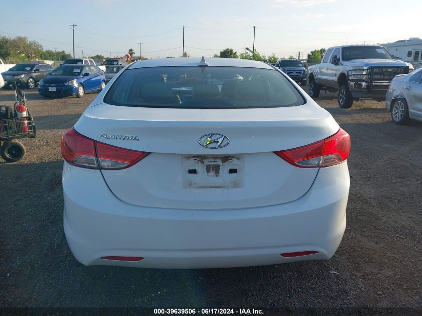 2013 Hyundai Elantra Gls VIN: 5NPDH4AE6DH421757 Lot: 39639506