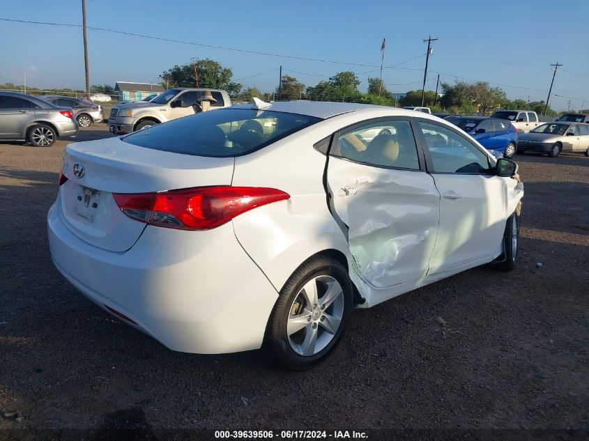 2013 Hyundai Elantra Gls VIN: 5NPDH4AE6DH421757 Lot: 39639506