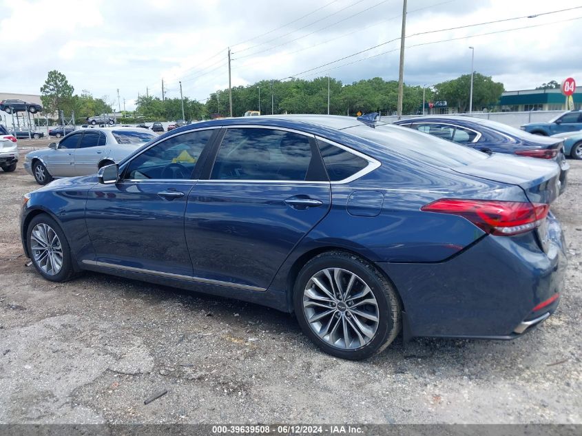 2015 Hyundai Genesis 3.8 VIN: KMHGN4JE8FU100149 Lot: 39639508