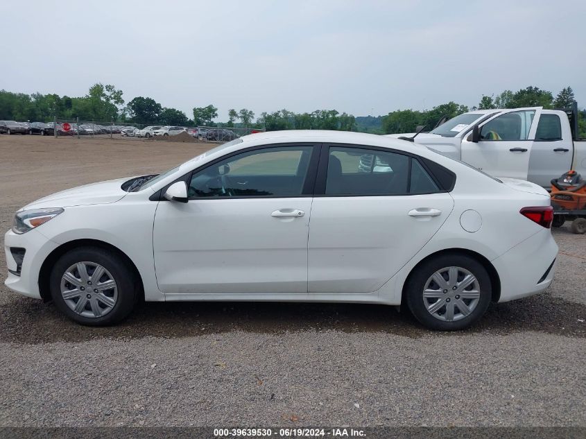 2022 Kia Rio Lx/S VIN: 3KPA24ADXNE501497 Lot: 39639530