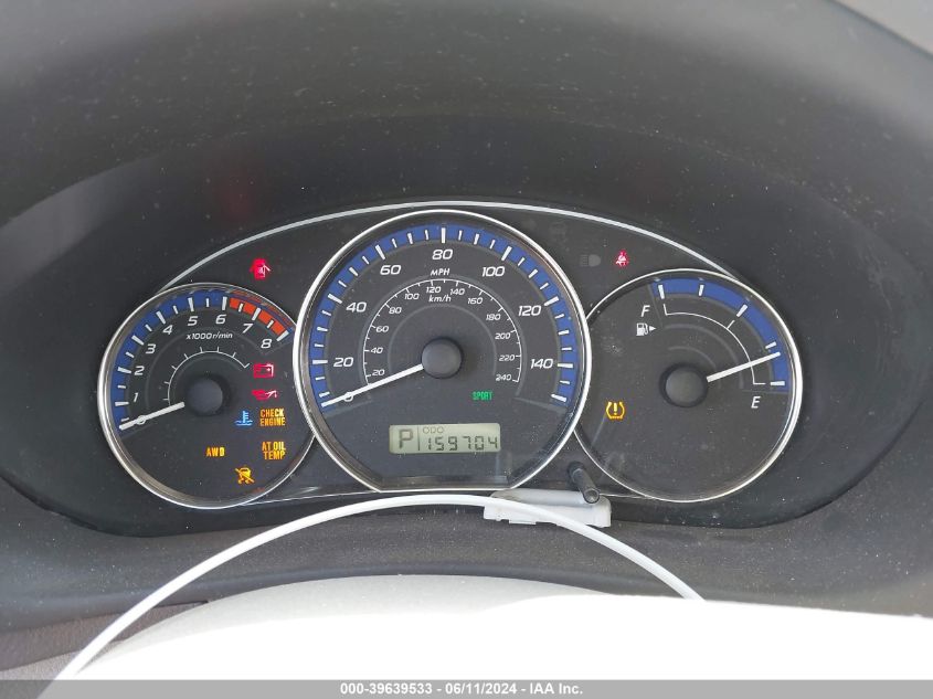 2010 Subaru Forester 2.5X Premium VIN: JF2SH6CC2AH782011 Lot: 39639533