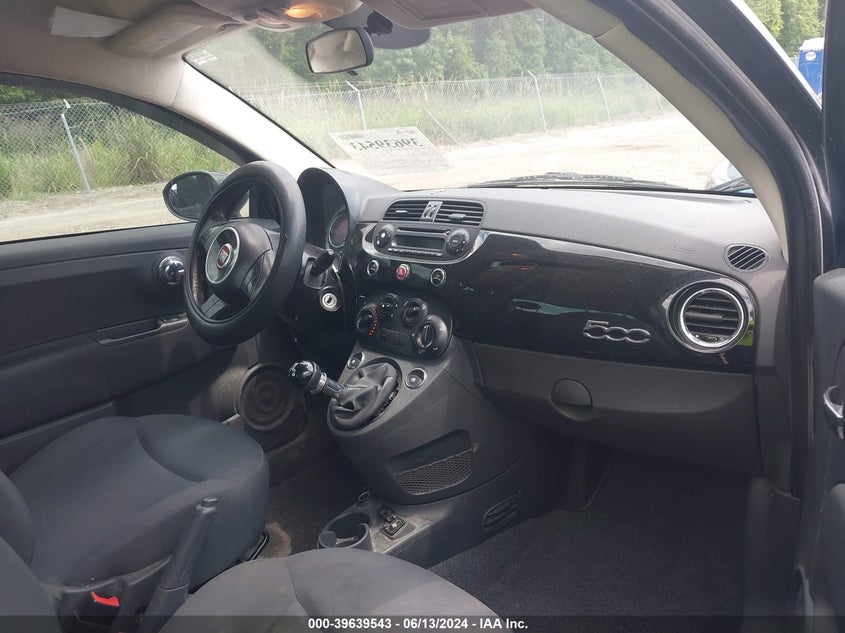 2015 Fiat 500 Pop VIN: 3C3CFFAR7FT500412 Lot: 39639543