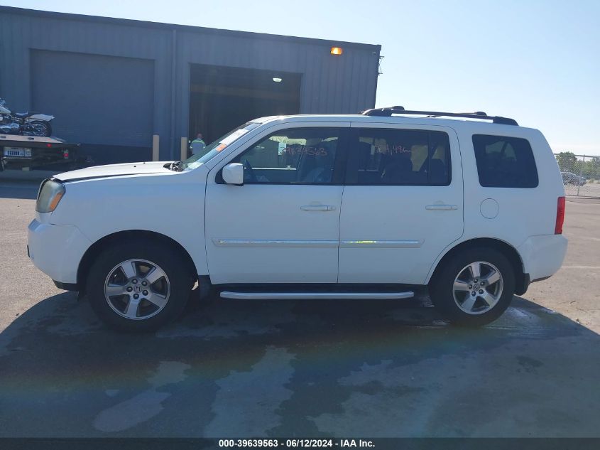 2010 Honda Pilot Ex-L VIN: 5FNYF4H60AB012394 Lot: 39639563