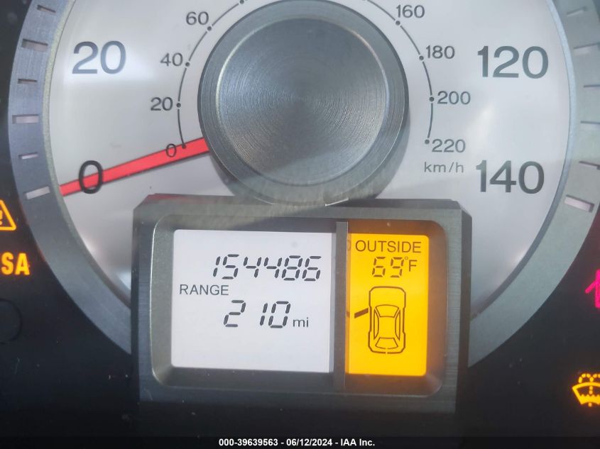 2010 Honda Pilot Ex-L VIN: 5FNYF4H60AB012394 Lot: 39639563