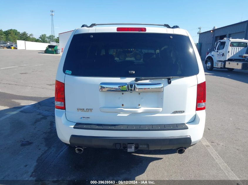 2010 Honda Pilot Ex-L VIN: 5FNYF4H60AB012394 Lot: 39639563