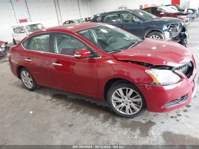 2013 Nissan Sentra Sl VIN: 3N1AB7AP5DL607896 Lot: 39639584