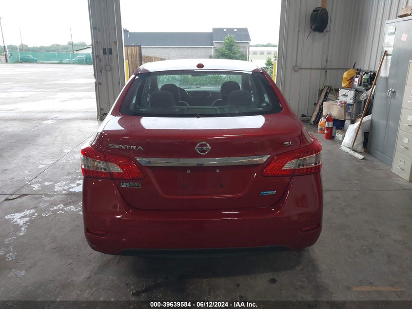 2013 Nissan Sentra Sl VIN: 3N1AB7AP5DL607896 Lot: 39639584