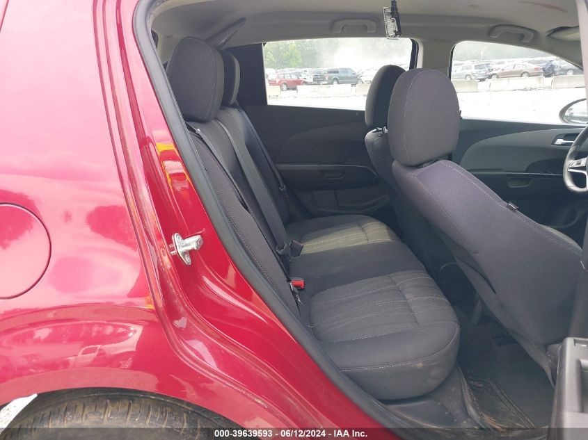 2013 Chevrolet Sonic Lt Auto VIN: 1G1JC6SH0D4202989 Lot: 39639593