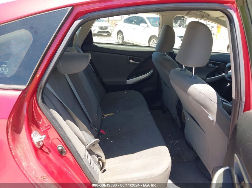 2013 Toyota Prius Two VIN: JTDKN3DUXD0352016 Lot: 39639598