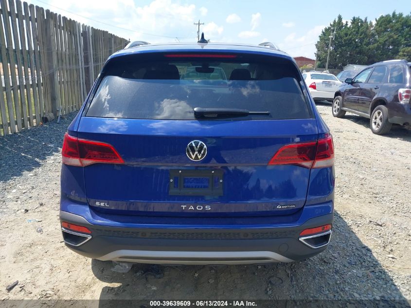 2024 Volkswagen Taos 1.5T Sel VIN: 3VV4X7B21RM054617 Lot: 39639609