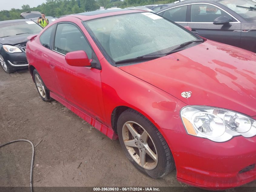 2004 Acura Rsx VIN: JH4DC54854S007847 Lot: 39639610