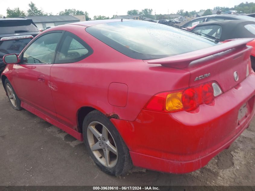 2004 Acura Rsx VIN: JH4DC54854S007847 Lot: 39639610