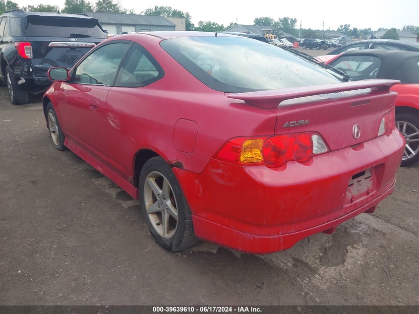 2004 Acura Rsx VIN: JH4DC54854S007847 Lot: 39639610