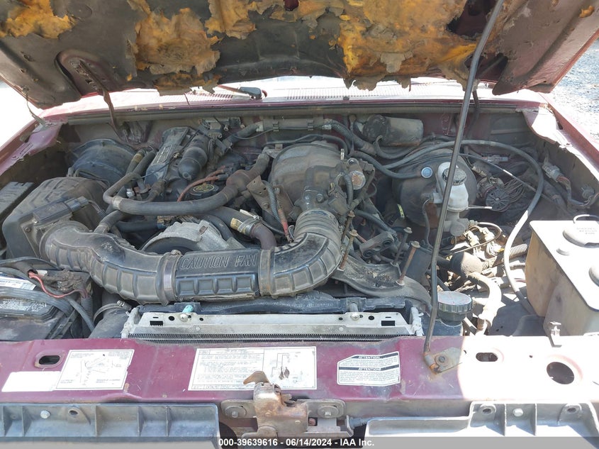 1991 Ford Ranger Super Cab VIN: 1FTCR14X2MPA68507 Lot: 39639616