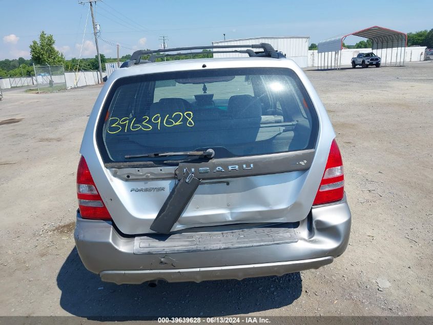 2003 Subaru Forester Xs VIN: JF1SG65643H736276 Lot: 39639628